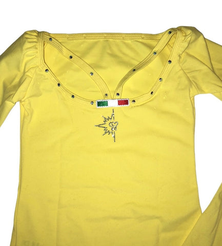 Karisma Titta-paita strasseilla keltainen