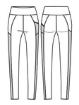 Intermezzo leggingsit mesh-kankaalla koko XS